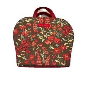 Laura Ashley caravan Folding Kneeler Cushion NWOT W Handles‎ In Red floral